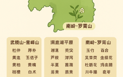 湖南的35味道地药材:一部写在山水间的本草地理志